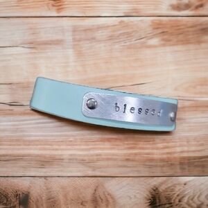 Turquoise Blessed Leather Bracelet